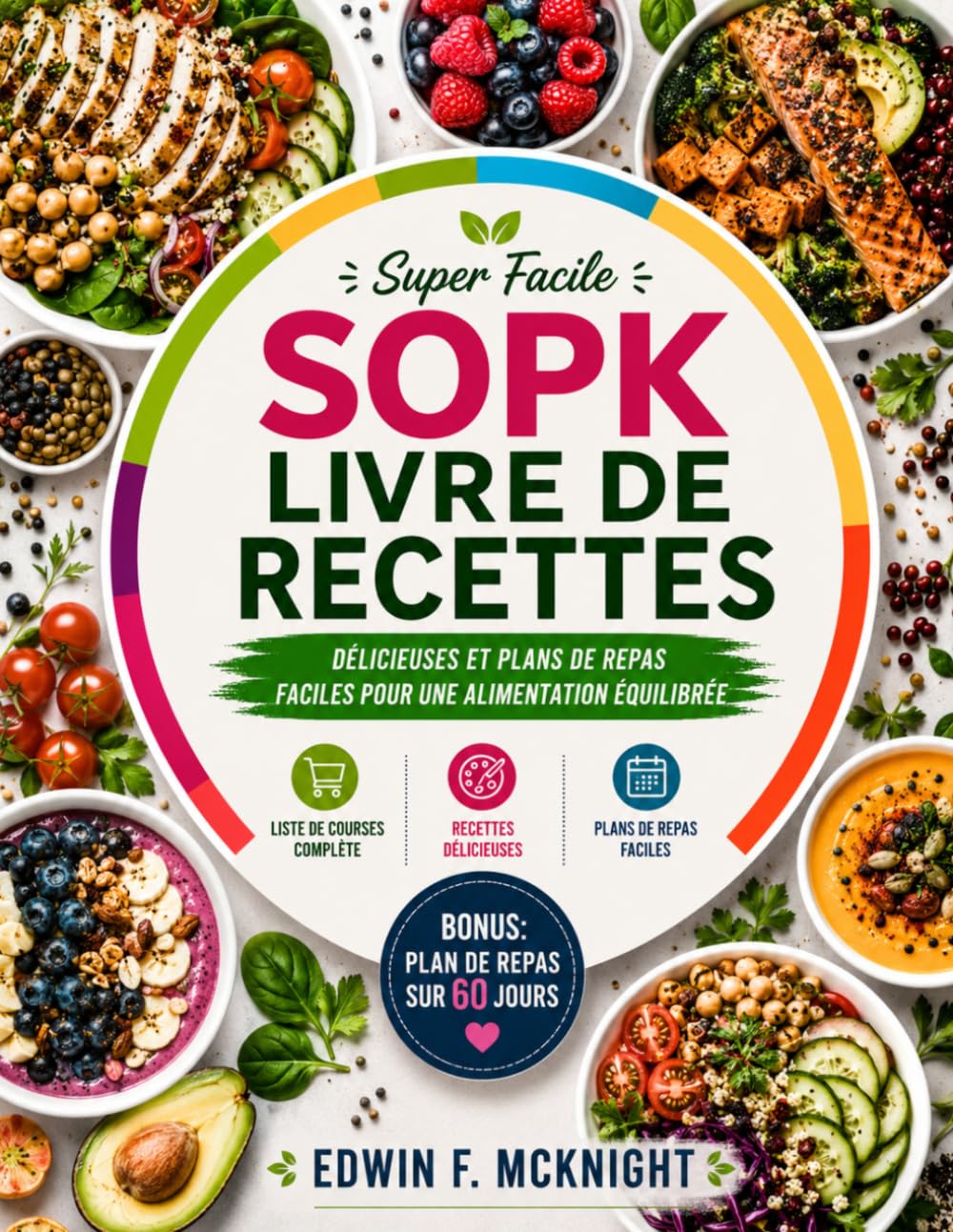 LIVRE DE RECETTES SUPER FACILE POUR LE SOPK ET LES DÉBUTANTS: Recettes délicieuses et plans de repas faciles pour une alimentation équilibrée