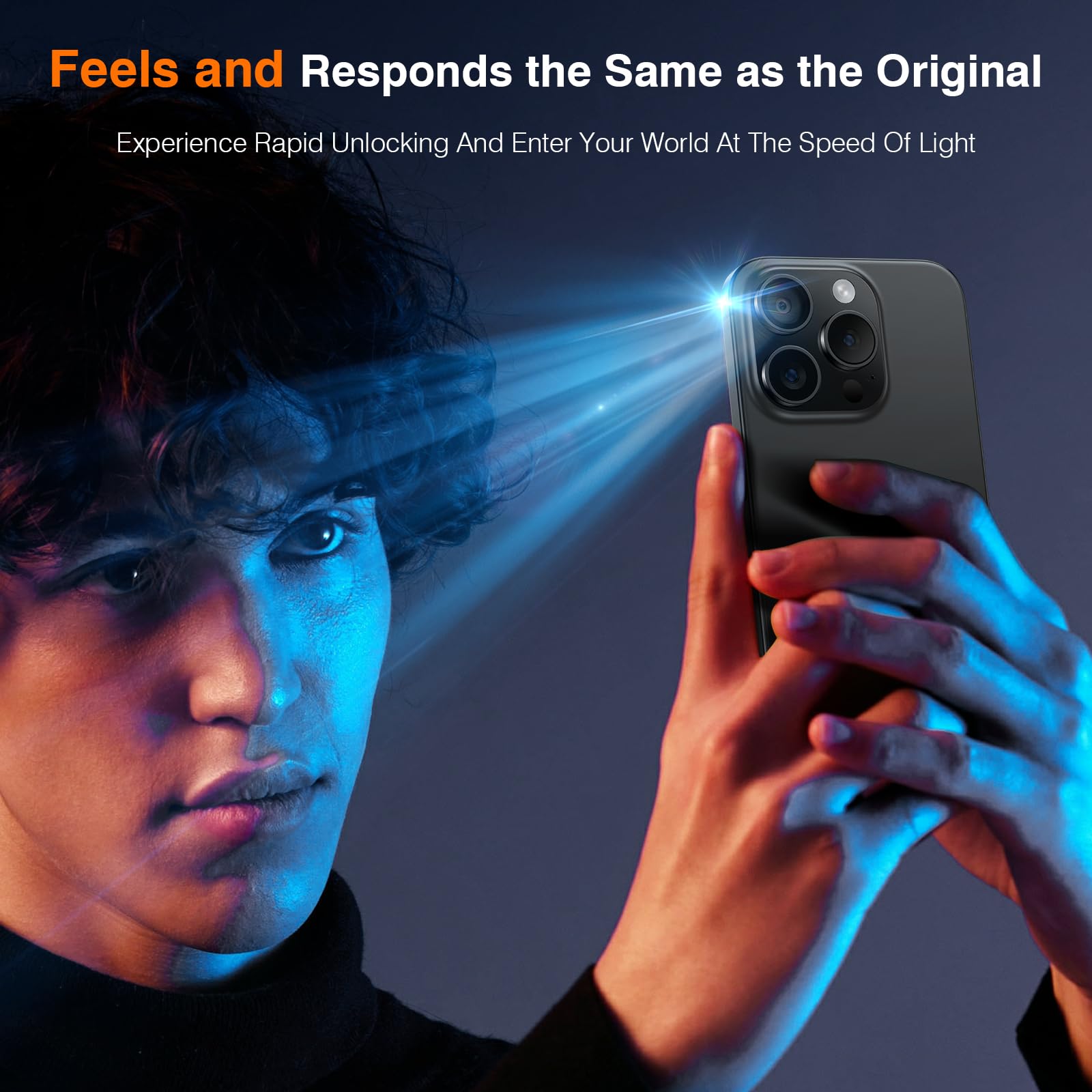 LK 2 Pezzi Privacy Vetro Temperato per iPhone 15 Pro Max, Rimozione Automatica Della Polvere, Senza Bolle, Installazione Rapida, Antigraffio, Ultra HD Pellicola Protettiva Durezza 9H