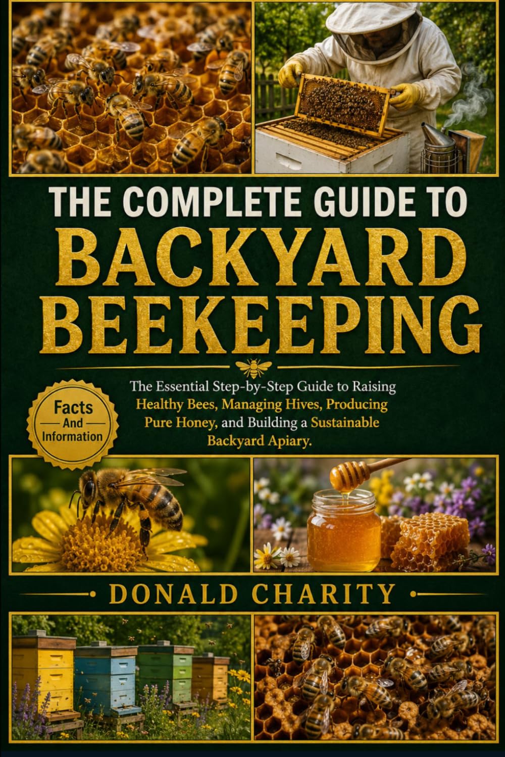 THE COMPLETE GUIDE TO BACKYARD BEEKEEPING: The Essential Step-by-Step Guide to Raising Healthy Bees, Managing Hives, Producing Pure Honey, and Building a Sustainable Backyard Apiary.
