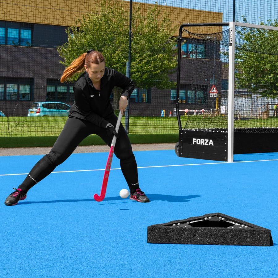 FORZA Hockey Foam Rebounder | Heavy-Duty Training Rebound Board with Triangular Steel Frame & 3 Interchangeable Foam Edges – Ideal for Clubs, Schools & All Skill Levels