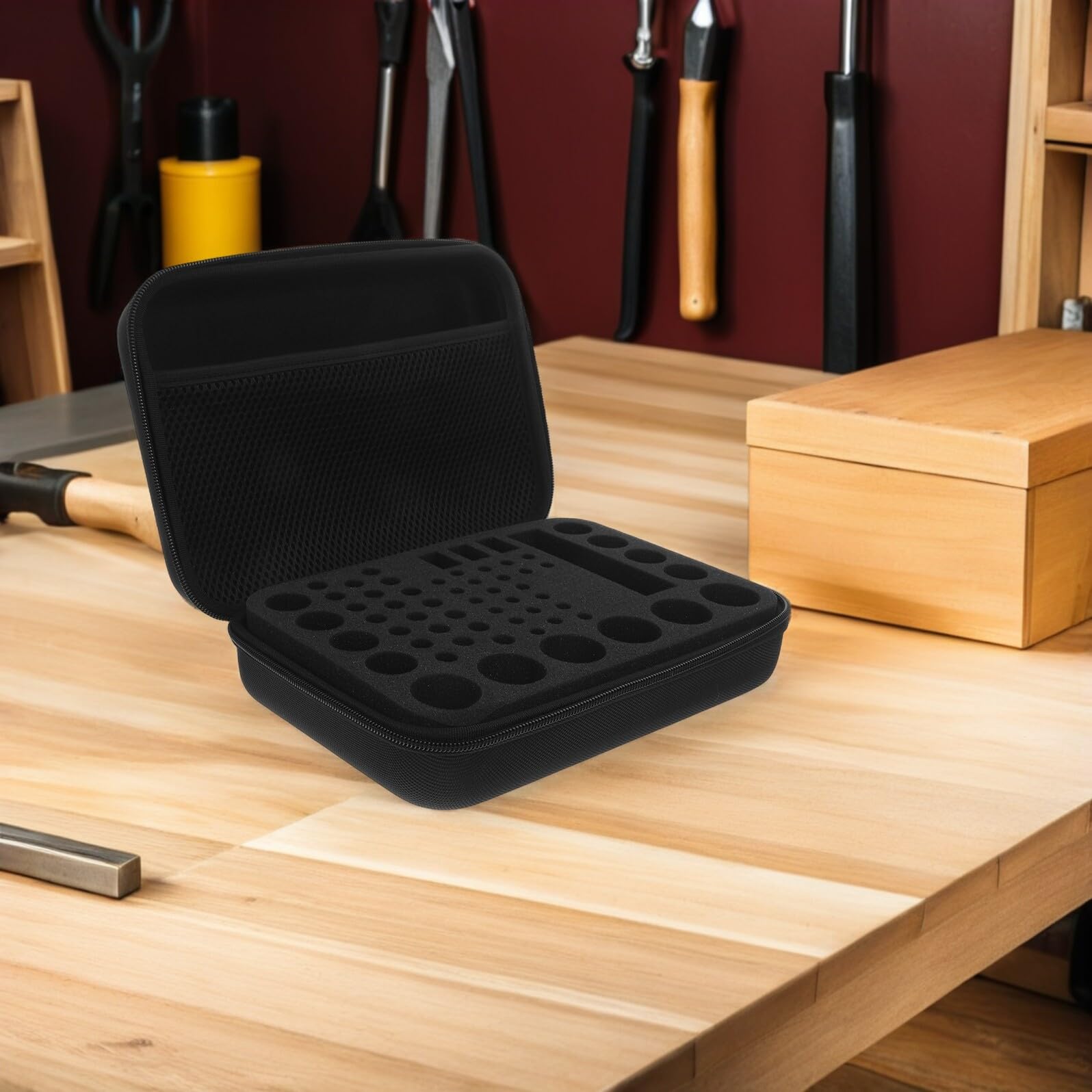 BESPORTBLE Custodia Portabatterie Portatile per Batterie Aa e Aaa Chiusura a Scatto, Contenitore Piccolo Resistente e Organizzatore Sicuro per Viaggi, Casa e Ufficio