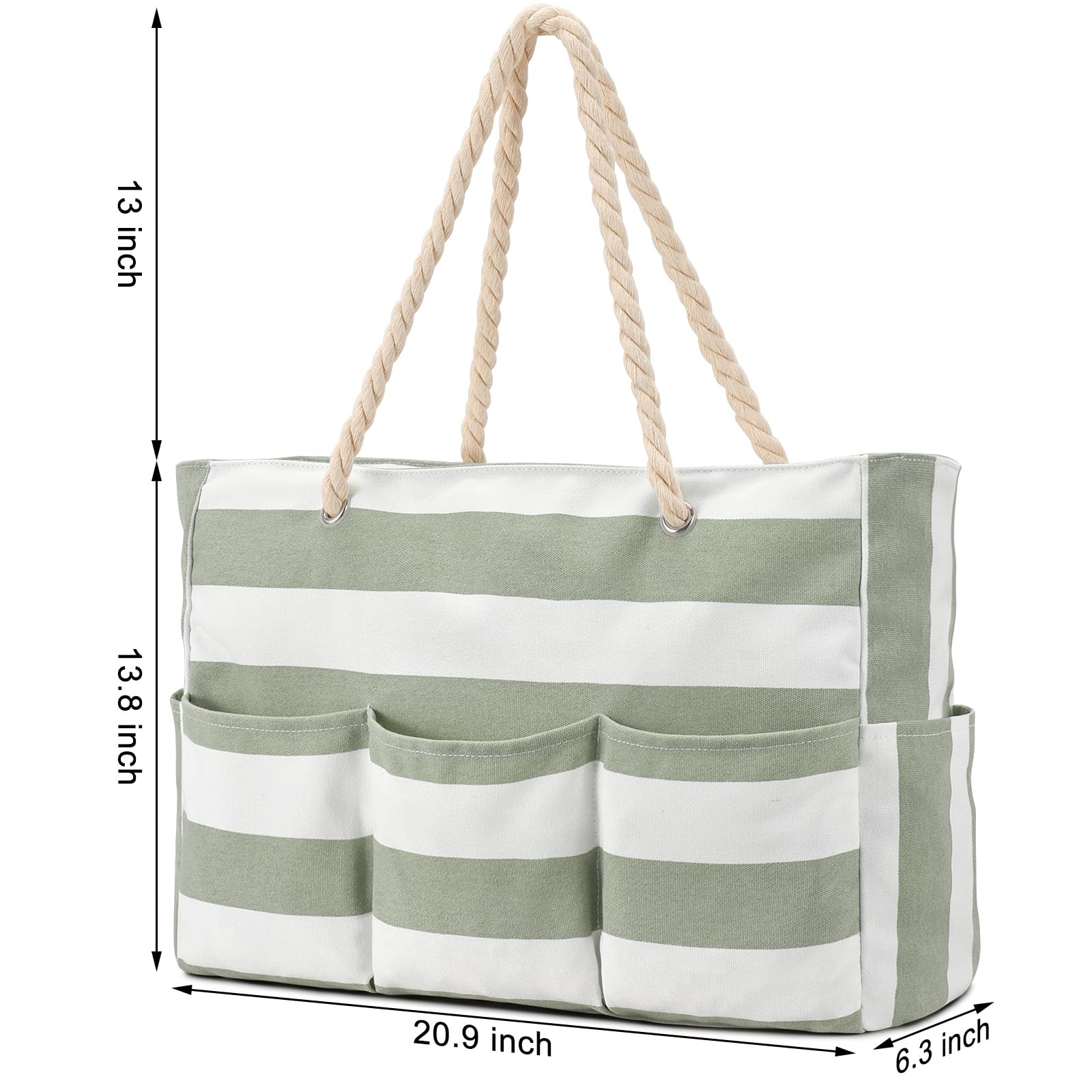 oscaurt Strandtasche Wasserdicht Badetasche XXL Shopper Tasche Damen Vielseitige Umhängetasche mit Reißverschluss Beach Tote Bag Faltbare Reisetasche mit Mehreren Fächern