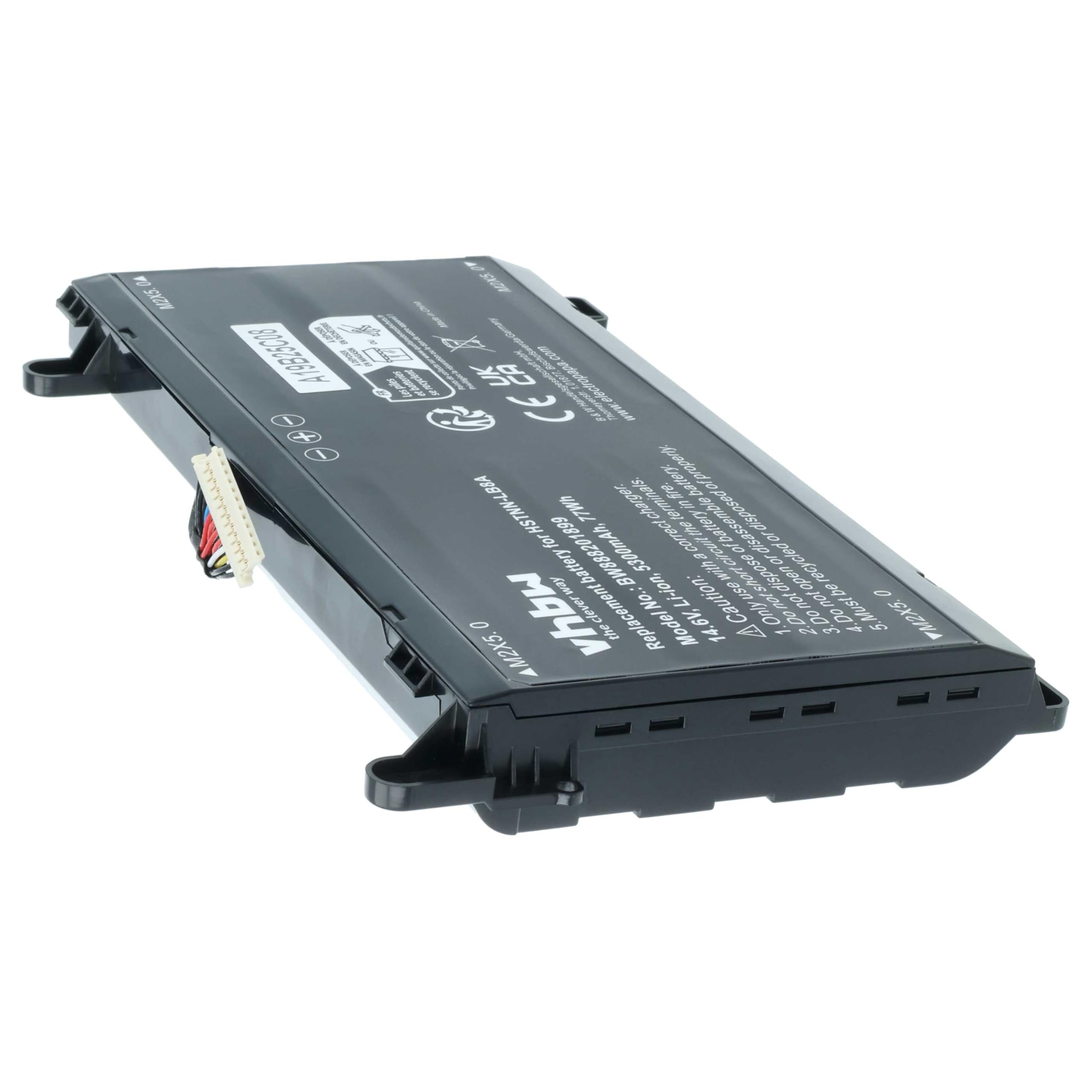 vhbw Batería reemplaza HP FM0808, FM08, 922753-421, 922752-421, 922977-855, 922976-855 para Notebook (5300 mAh, 14,6 V, Li-Ion)