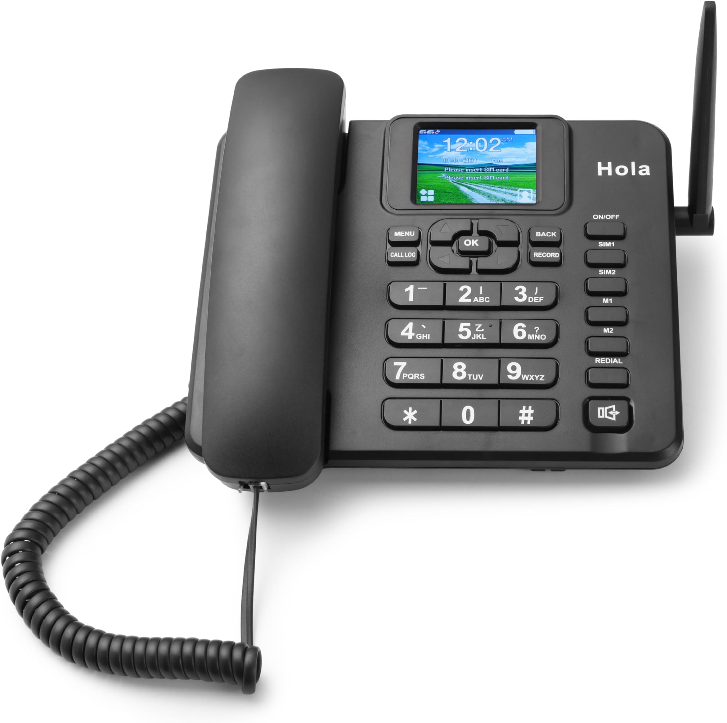 Hola F100 FWP,Type C Charging,Quad Band, Dual Sim,Voice Recording,Auto Answering, Mp3 Player,Alarm,Basic Calc,TNC Antenna Airtel/Voda/BSNL All Sim Compatible Except Jio