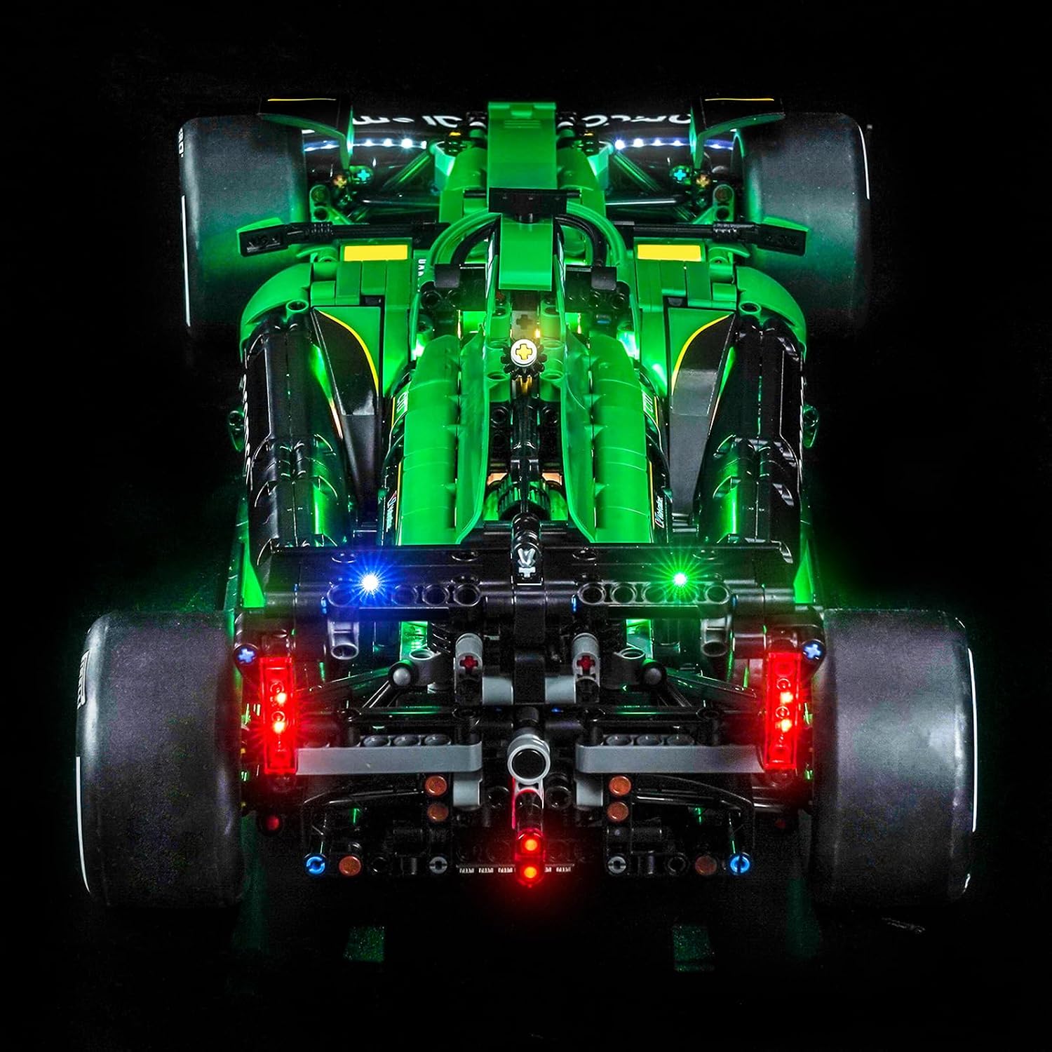 LocoLee Light kit Compatible with Lego Aston Martin Aramco AMR25 F1 Car 42240- Not Actual Model Only Lights, LED Lighting Accessories for LEGO Aston Martin Aramco for Display Collectors image 5
