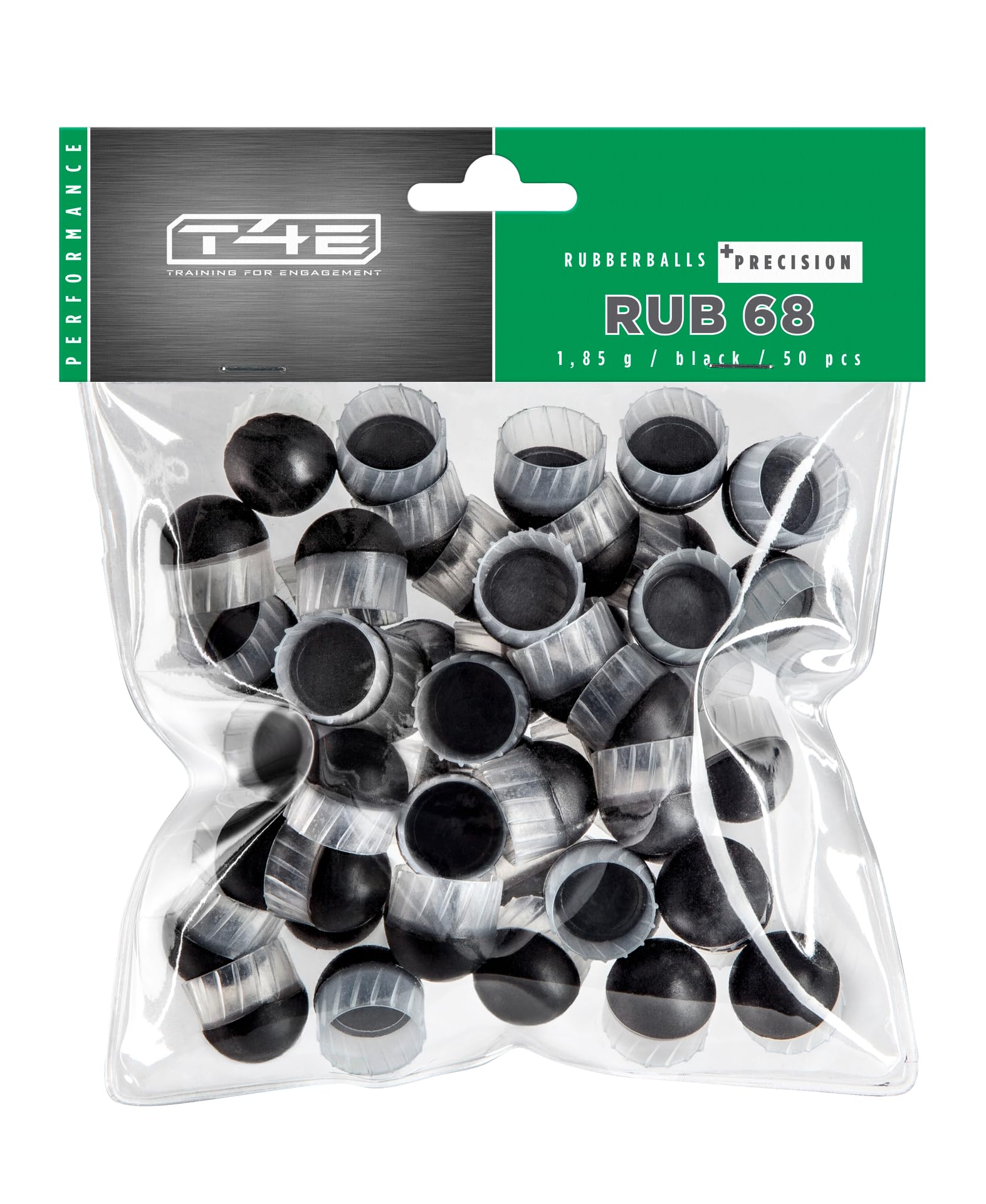 RazorGun 68 Cal.68 Gummigeschosse 100 T4E HDS HDR 68 Gummi-Munition für