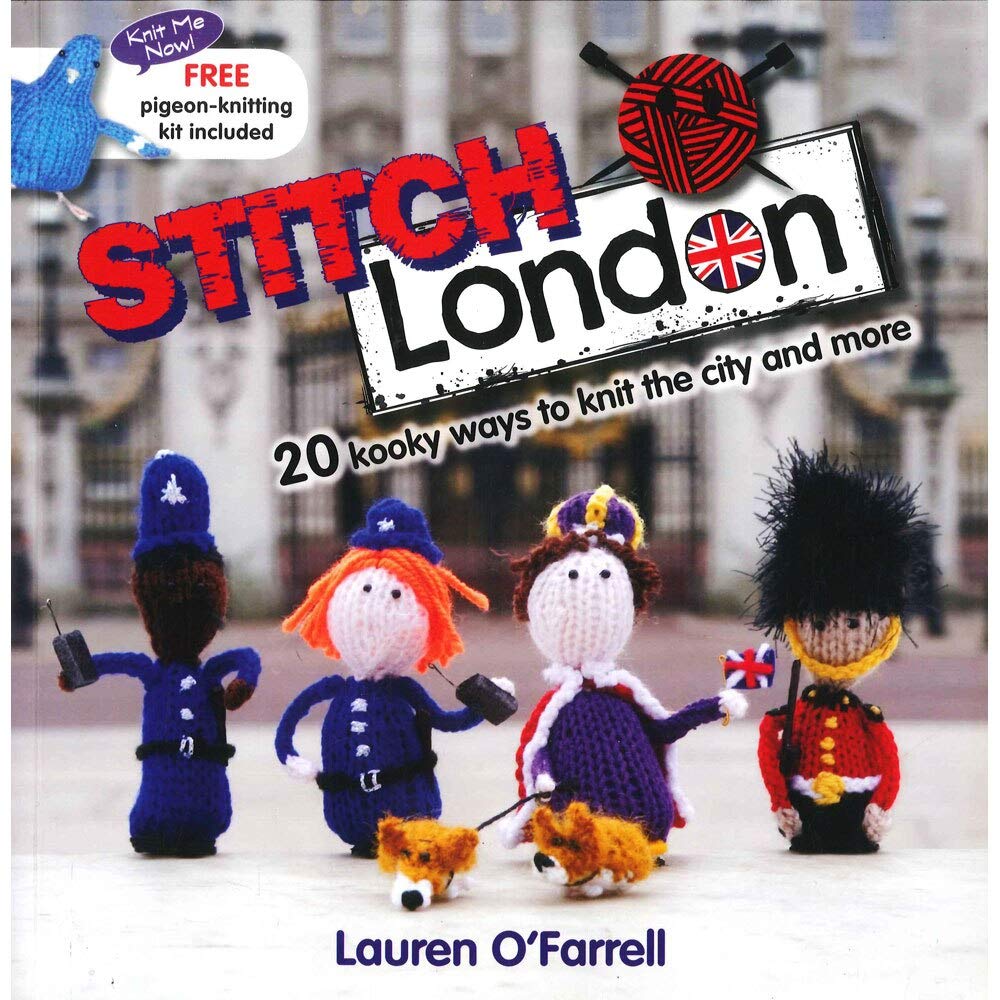 Livre Stitch London 20 modèles tricot kooky pour créer des projets urbains uniques et originaux