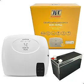 Central Para Cerca Elétrica Ecr-18 Plus Com Bateria 12v