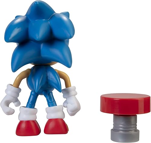 Miniatura 5 de Sonic 4"- Classic Sonic w/Spring- Wave 4 (en línea) articulado