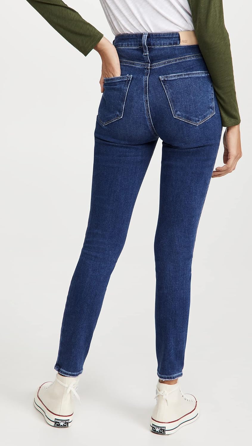 PAIGE Women's Flaunt Denim Cheeky Ankle Jeans