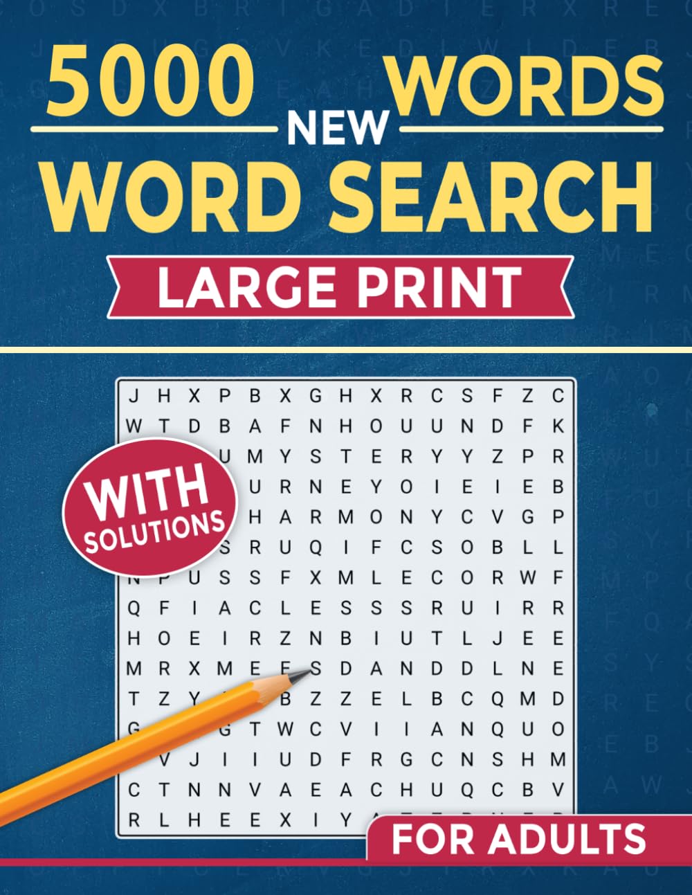 5000 Word Search for Adults Large Print: Enjoyable Challenges for Relaxation and Mental Exercise