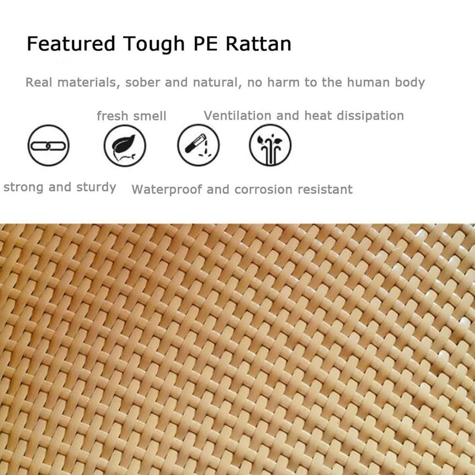 Rattan tkana taca do serwowania, pływająca taca śniadaniowa na napoje przy basenie, 150 x 50 cm, pływająca taca do serwowania napojów, brunchu
