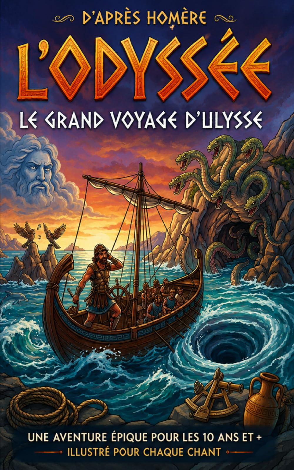 Le grand voyage d'Ulysse: Edition jeunesse illustrée