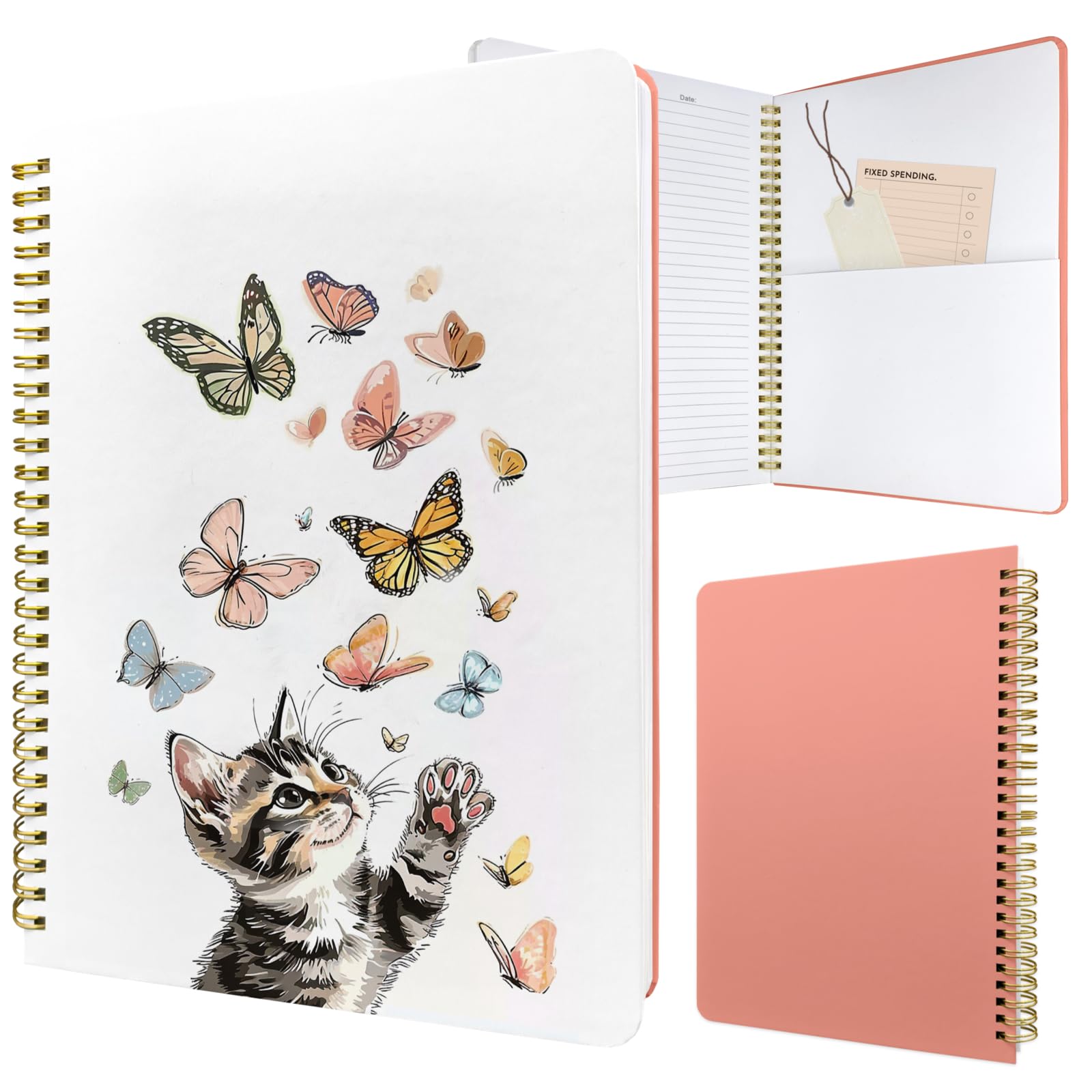 Carnet à spirales B5 finies les feuilles volantes avec ce cahier à poche intégré