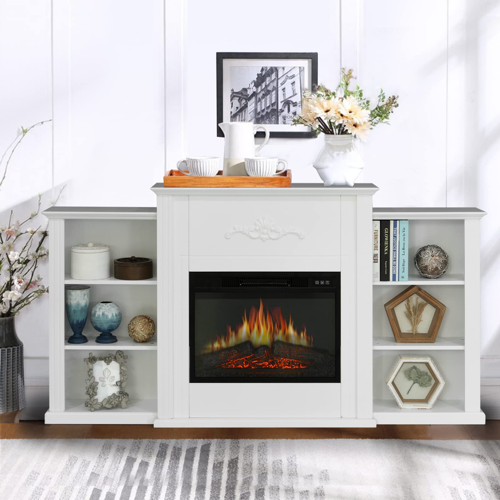 Buy Sophia & William Fireplace 68" TV Stand, Media Entertainment Center