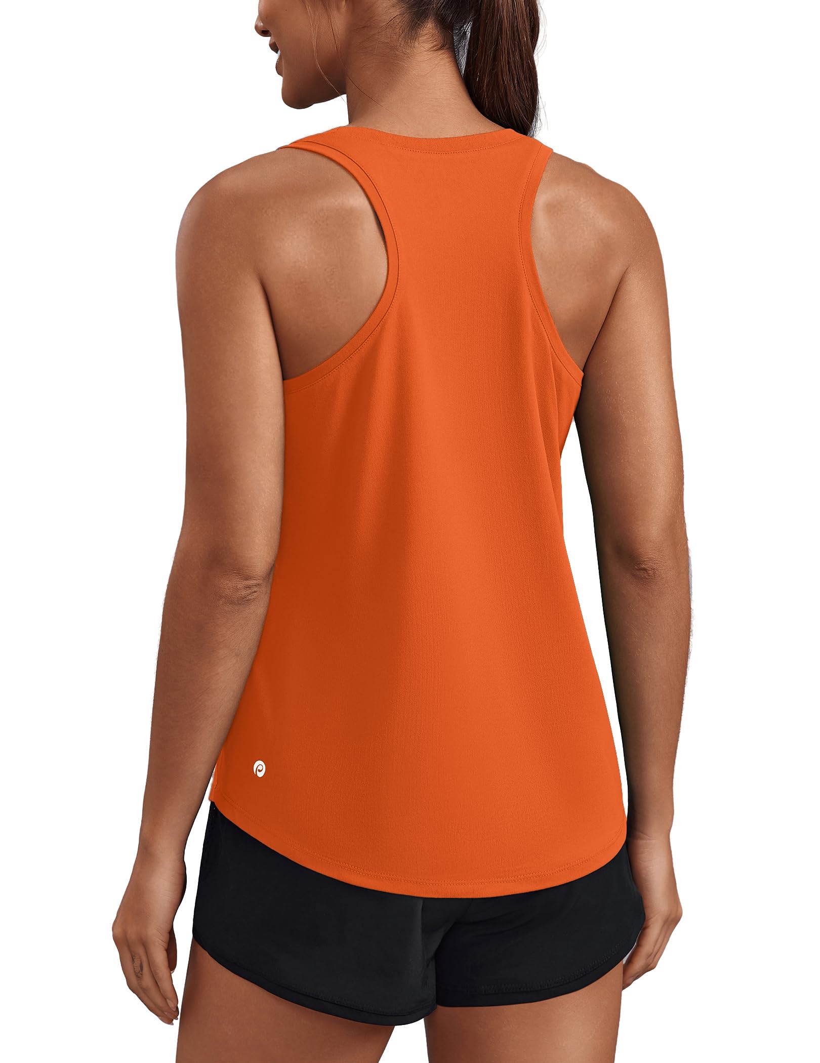PINSPARK Soft Racerback Tank Tops for Women UPF 50+ Quick Dry Workout Tops