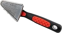 Paw Brothers Triangle Soft Pin Slicker Brush for Dogs - Stainless Steel Pins, Non-Slip Grip, Ideal for Medium to Long Hair Grooming