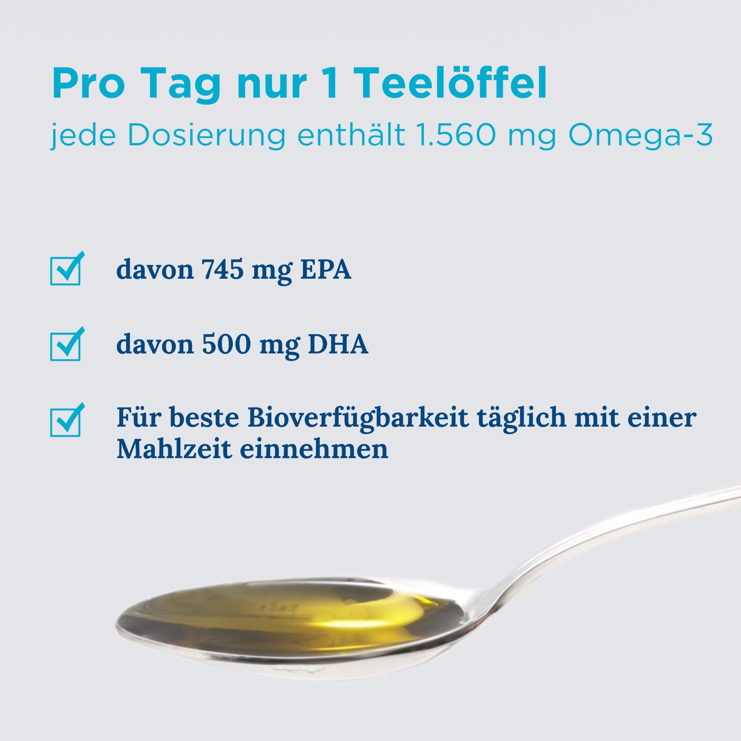 Nordic Naturals, Omega 3 flüssig, 473 ml, 1.560 mg Omega-3 je Dosis mit EPA und DHA, Omega 3 Öl mit Zitronengeschmack, glutenfrei, sojafrei, ohne Gentechnik