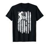 American Flag BMX Clothing - BMX Rider Vintage BMX T-Shirt
