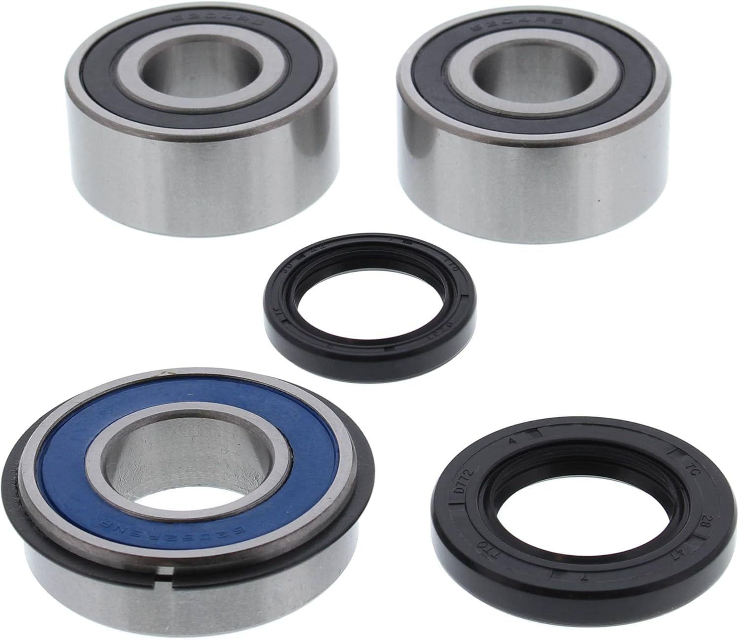All Balls Racing 25-1756 Wheel Bearing Kit Compatible with/Replacement for Triumph Thunderbird Commander 2014-2016, Thunderbird LT 2014-2016