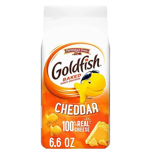 PEPPERIDGE FARM Galletas de queso cheddar, galletas horneadas, bolsa de 6.6 onzas