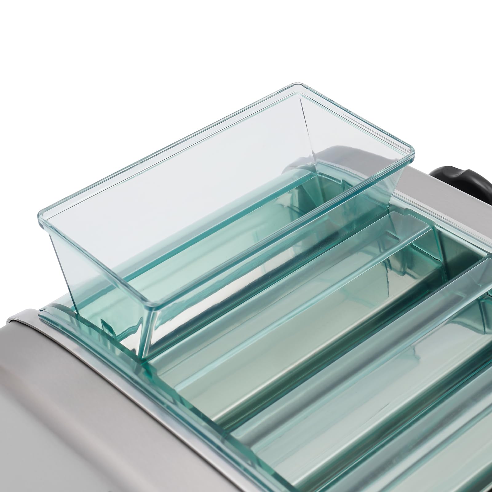 Máquina eléctrica para Hacer Pasta, 110 V, prensadora de Masa de Fideos Comercial de Acero Inoxidable, automática, con 9 velocidades Ajustables, para Accesorio de Pasta (FKM150-.4)