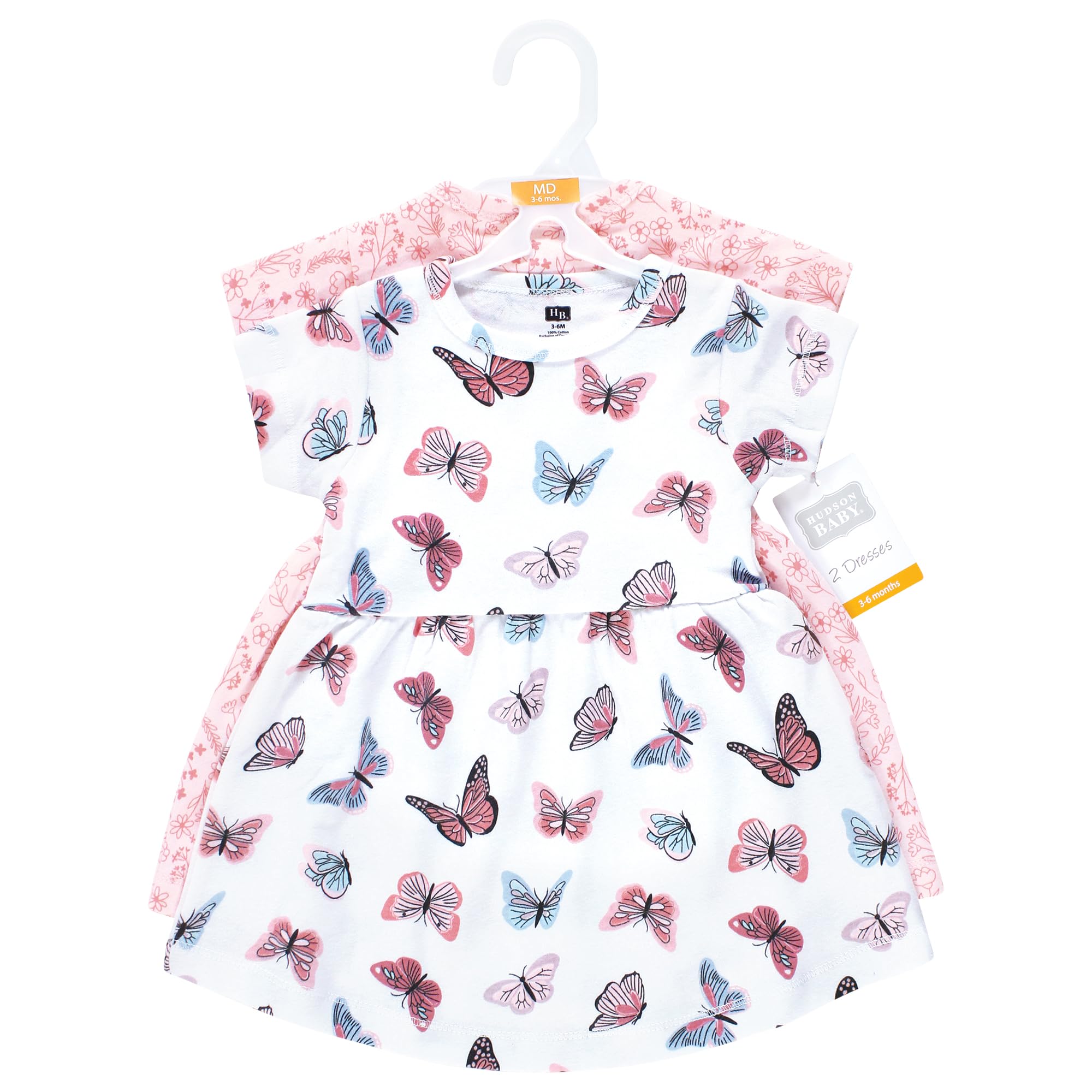 Hudson Baby Infant and Toddler Girls Cotton Dresses Vestidos de algodón para bebés y niñas pequeñas
