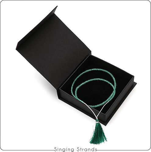 Miniatura 6 de Una hebra de cuentas facetadas de esmeralda 100% natural, esmeralda colombiana, calidad AAA, 18 pulgadas, 2.3 a 0.138 in, peso: 0.20 oz, origen: