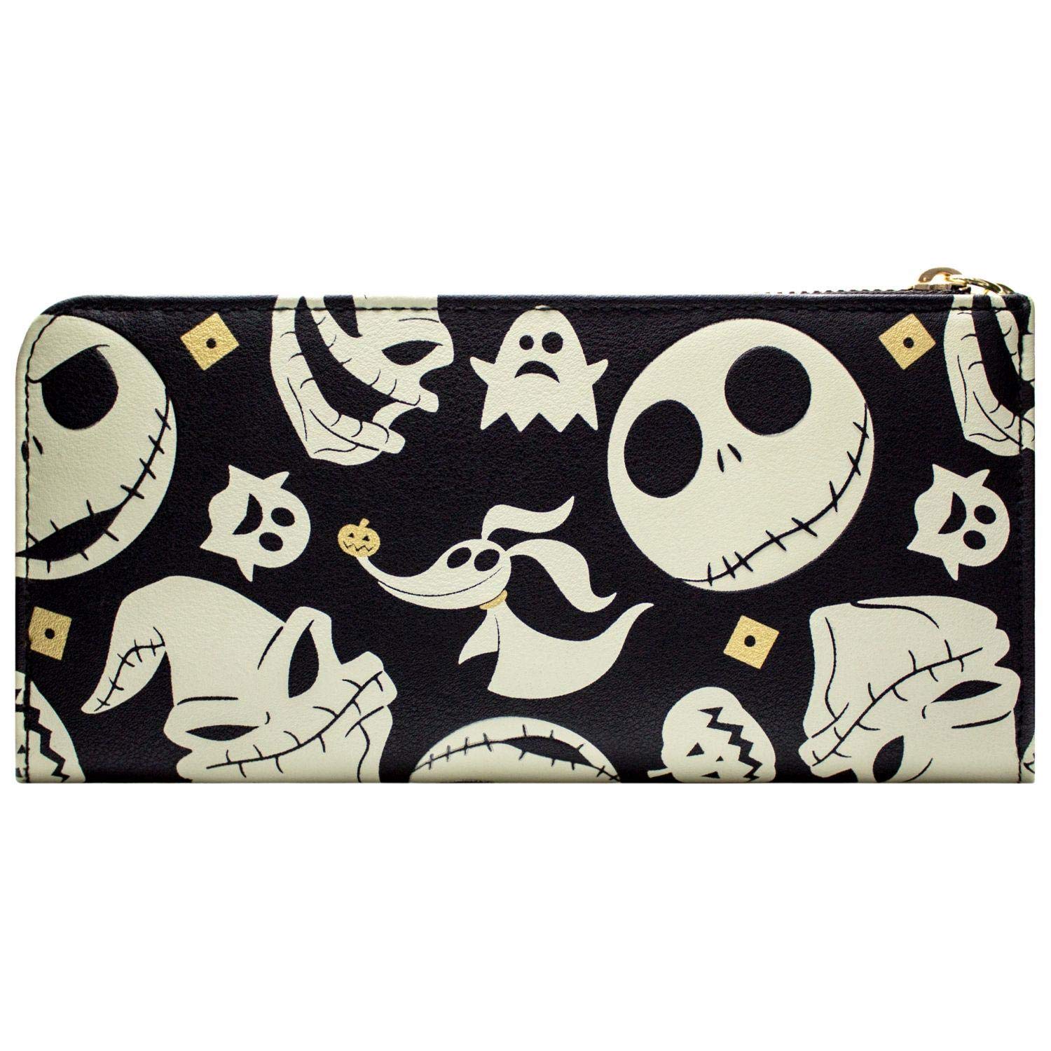The Nightmare Before Christmas Jack Oogie i Zero monety i karta kopertówka czarna