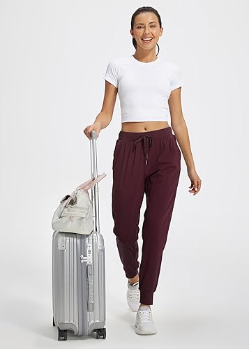 Miniatura 5 de Libin Pantalones Jogger para Mujer Atléticos para Correr PetiteRegularTall Pantalones de Entrenamiento con Bolsillos Cónicos Casuales de Ejercicio