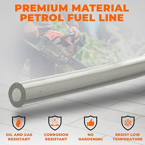 Miniatura 4 de 4 tamaños de manguera de combustible de gasolina, tubo de línea de gas para cortacésped, motosierra, soplador, cortadora de cuerdas y otras