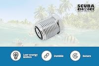 Vista 4 de Scuba Choice Buceo Buceo Hembra 1/4 NPT a Macho Din Adaptador Rosca