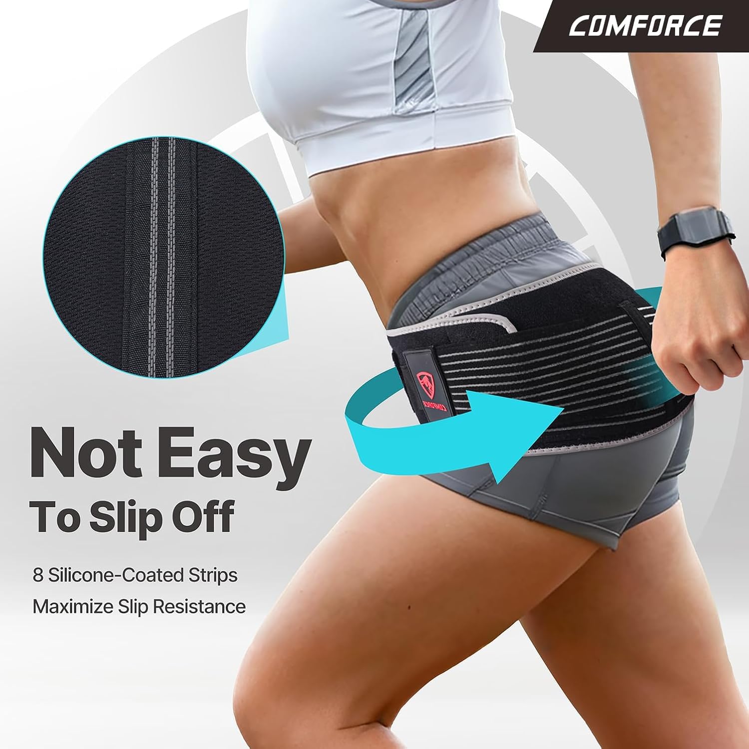 Sacroiliac belt, Rückenbandage, ischias bandage, iliosakralgelenk mit Eisbeutel, Beckengurt, Unisex Beckenbandage, lindert Ischias Bandscheibenvorfall für Schmerzlinderung (30"-39")