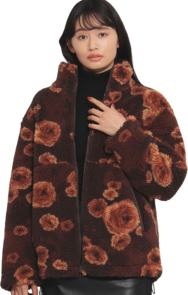 【今季完売新品未開封】Ray BEAMS フラワー ジャガードボアブルゾン 今季完売新品未開封】Ray BEAMS フラワー ジャガードボアブルゾン