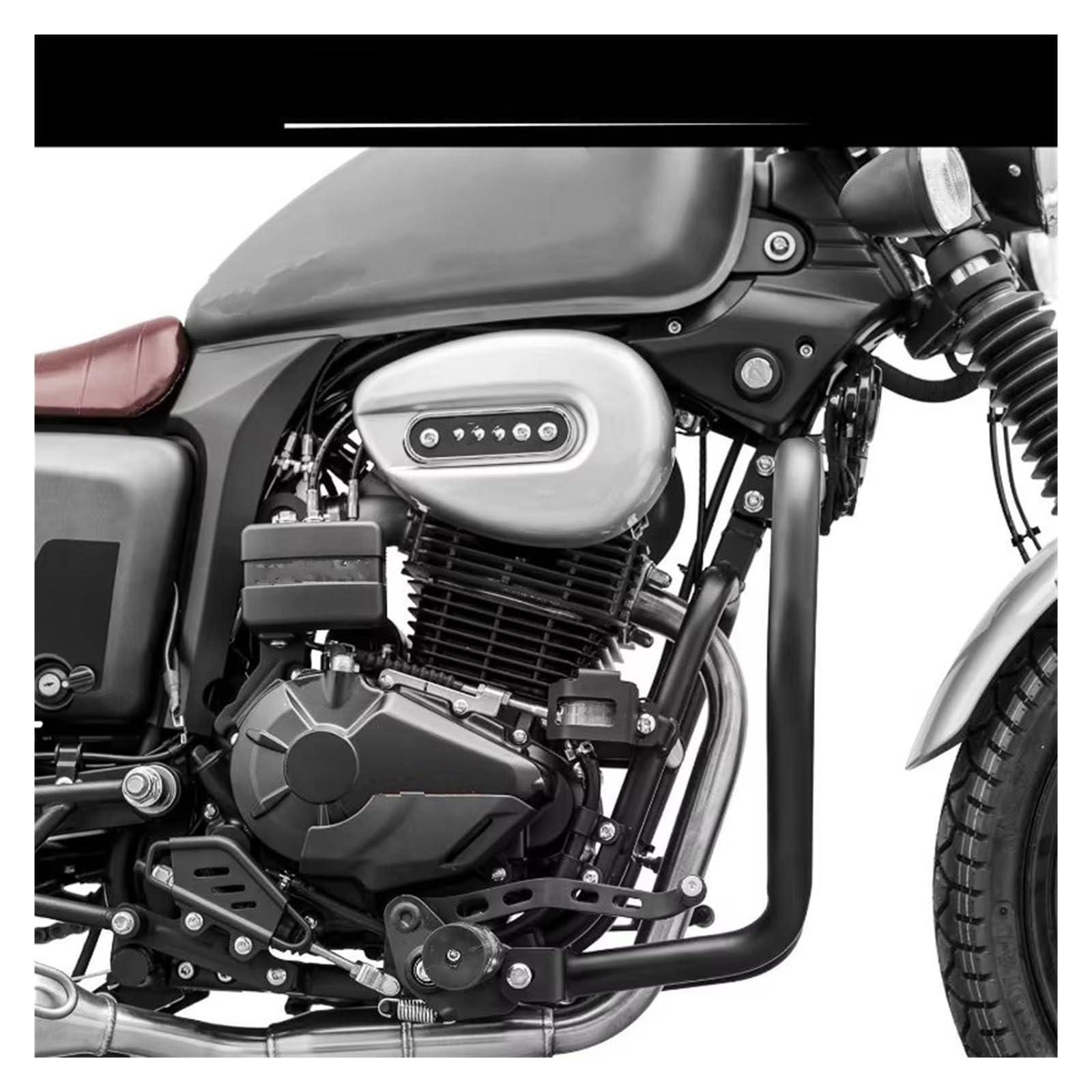 Paramotore Tubolare Per ZONSENMOTOR Per CYCLONE Per RA2 Barra Protezione Motore Autostrada Moto In Acciaio Al Carbonio Barra Protezione Paraurti Telaio Motorcycle motore Paraurti