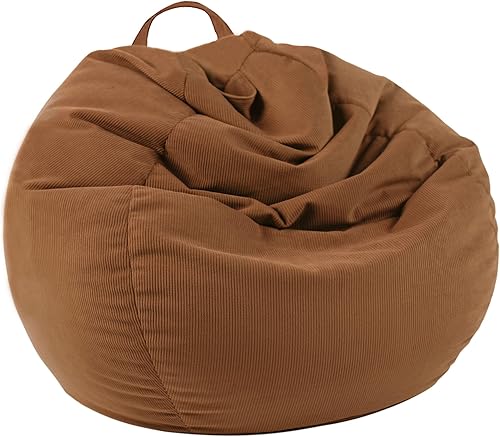 Miniatura 22 de LPMOERA Funda para Silla Puf de Almacenamiento de Animales de Peluche (Sin Relleno) Para Niños y Adultos. Camas Perezosas para Mascotas 2-Gris