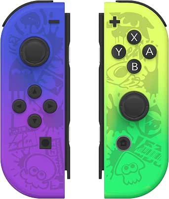 FZPYZO Switch Controller for Nintendo Switch, Replacement Switch Controllers Left and Right Wireless Switch JoyPad Controller Support Vibration/Screenshot/Wake Up. [nintendo_switch] (Colorful) - View 2