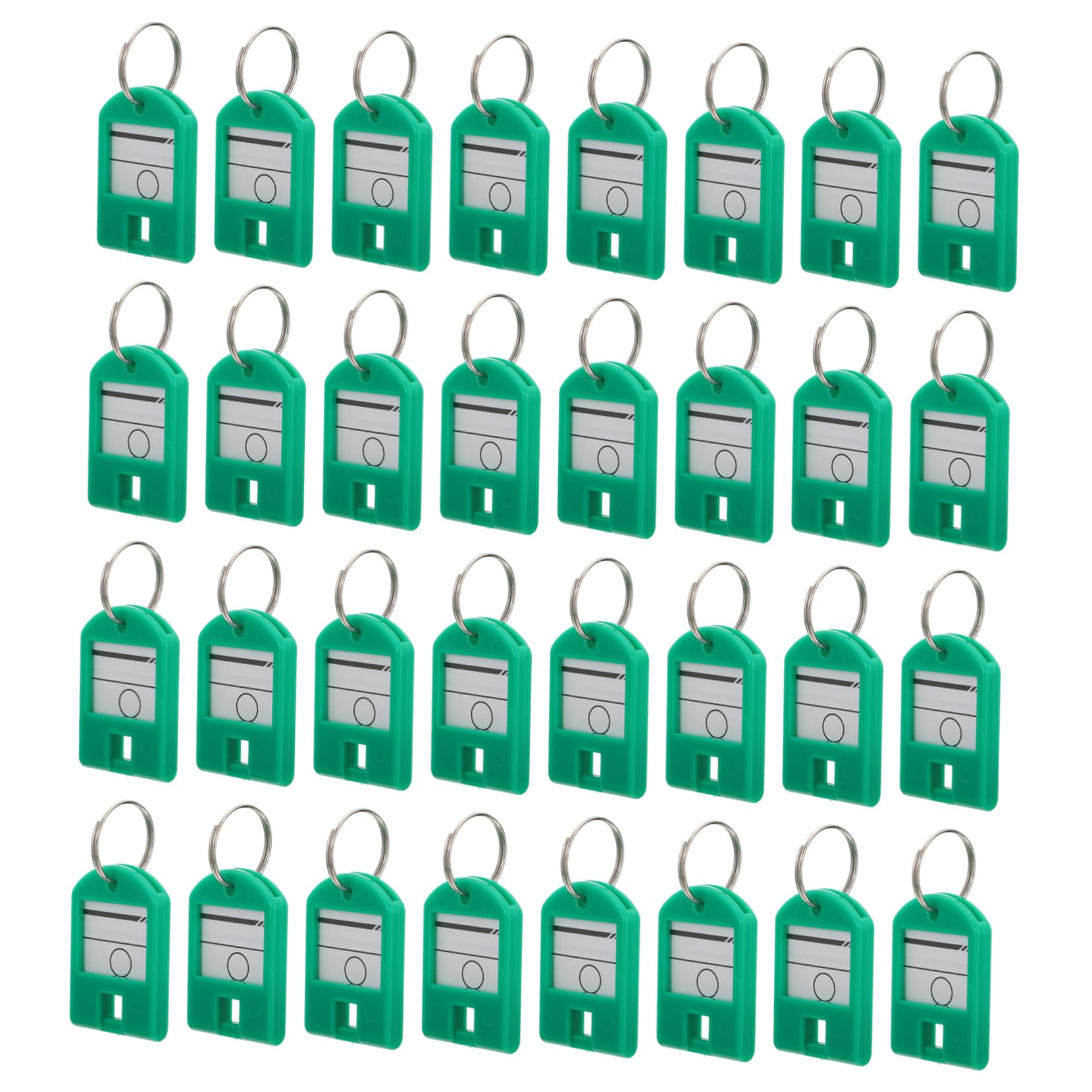 Gadpiparty 4 Set Etichette Per Chiavi Colorate Con Anello Divisorio Per Hotel Uffici E Organizzazione Bagagli 50 Pezzi*4