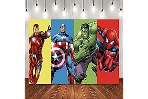 Marvel The Avengers Backdrop for Birthday Party