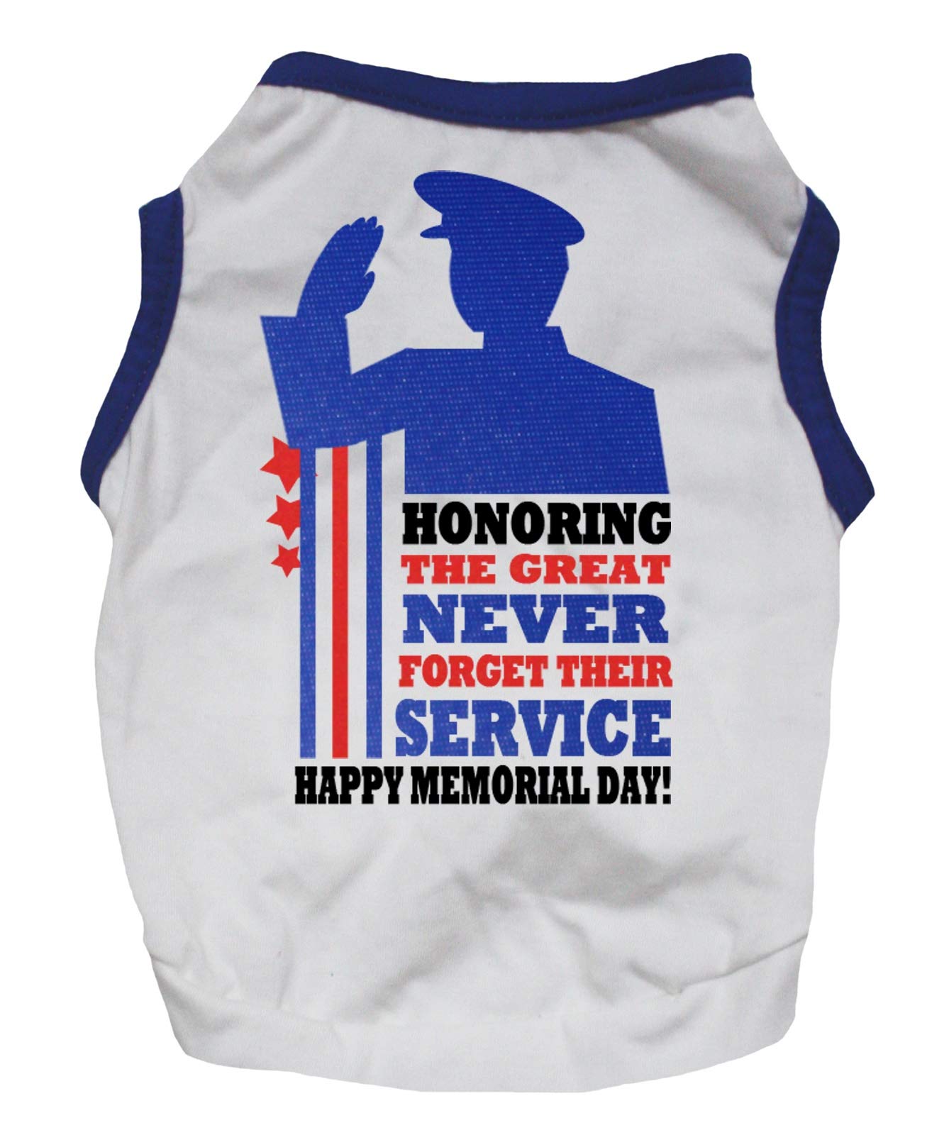 Chemise chiot blanche Memorial Day finitions soignées tenue chic