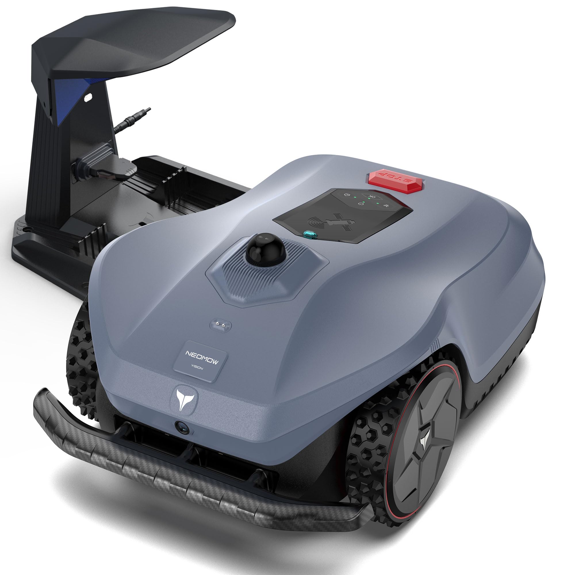 Neomow X2 360° 3D LiDAR Robot Lawn Mower, Wire Free for 1 Acre, No RTK Antenna, 4G App Control, GPS Anti-Theft, 13Ah, IPX6, Supports Upgrade AI Bionic Triple Vision Module for Auto-Mapping