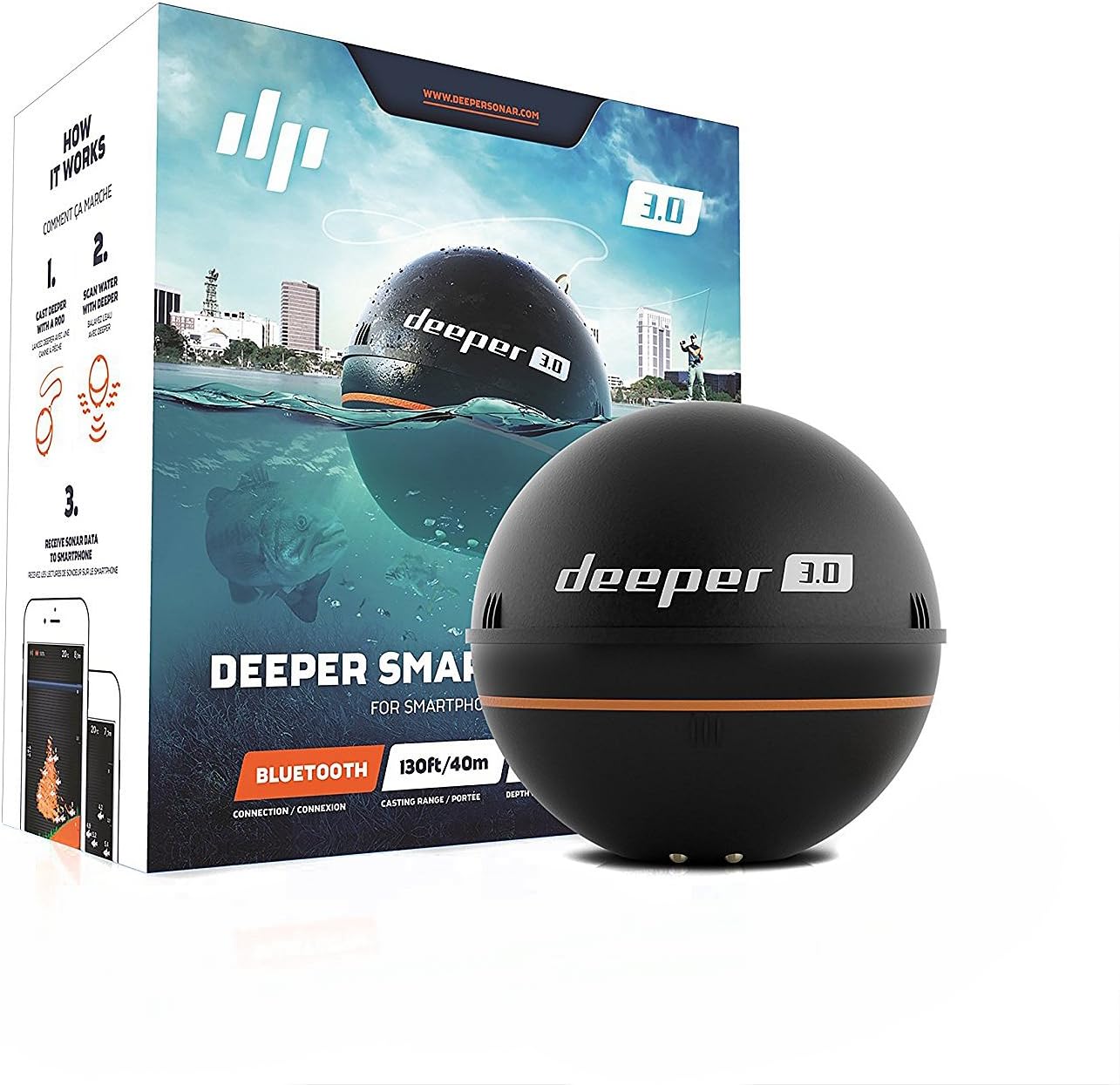 Deeper Smart Fishfinder 3.0 Bluetooth - FLDP09