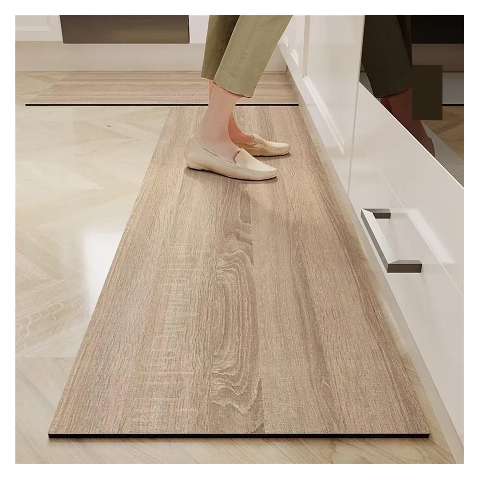 Tapis de sol de cuisine en cuir et PVC de qualité supérieure tapis chic Color-05 180x280
