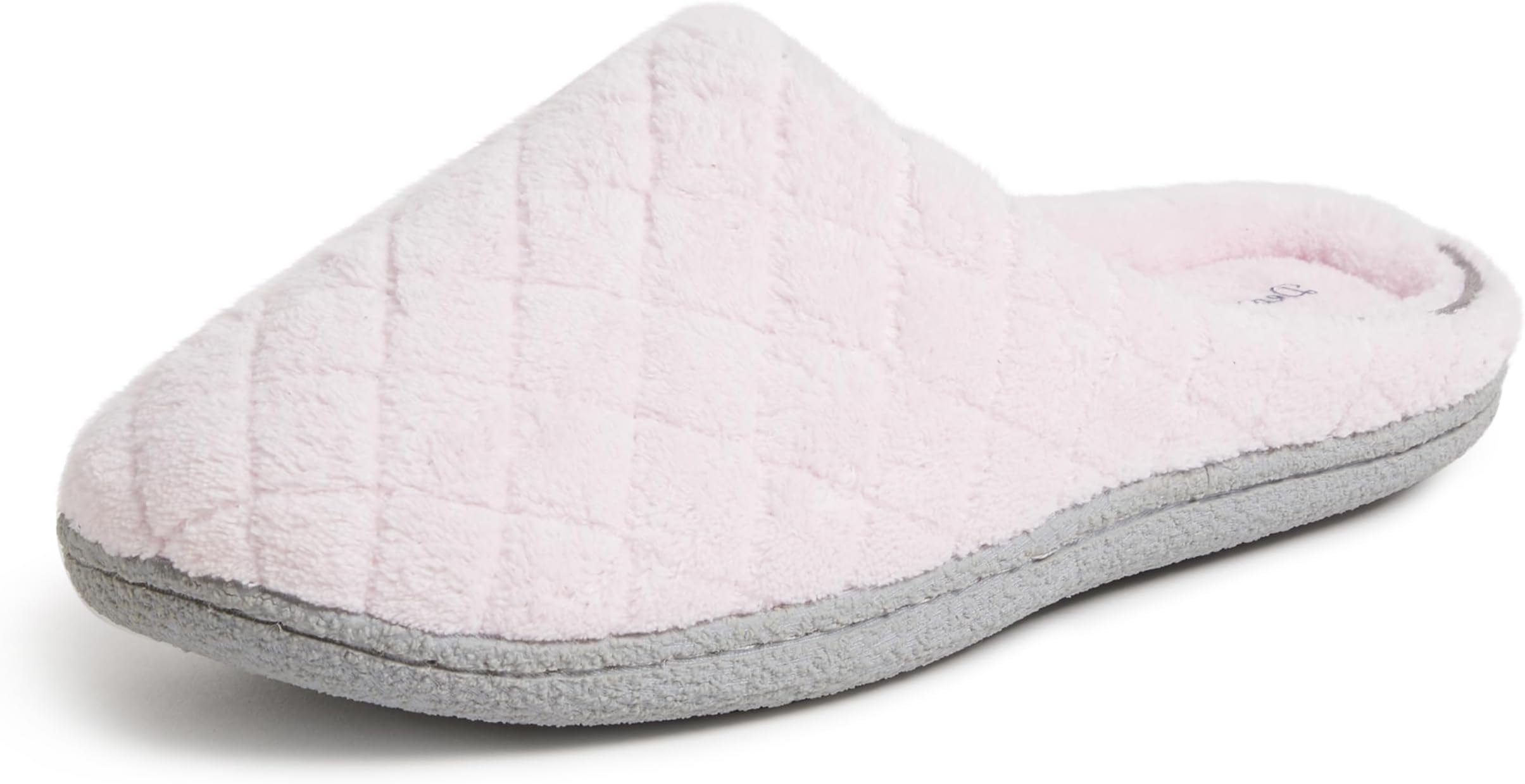 Dearfoams womens Leslie Washable Memory Foam Terry Clog With Wide Widths