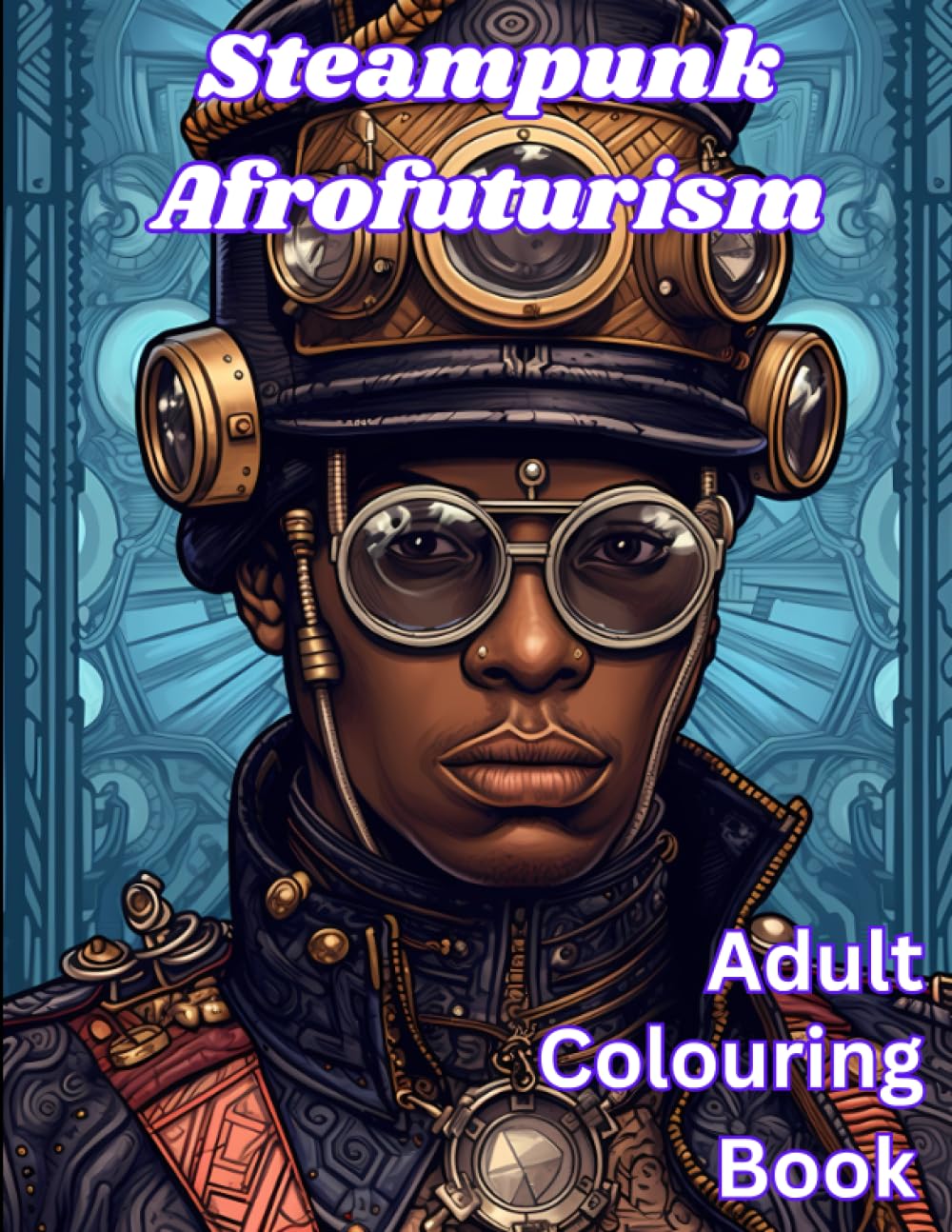Steampunk Afrofuturism: Adult Colouring Book (Steampunk World: Adult Colouring Books)