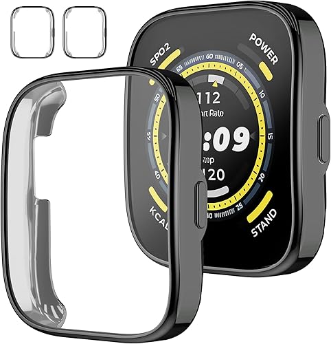 Rc-Z Funda protectora de pantalla para Amazfit Bip 5, 2 unidades Funda protectora general flexible de TPU suave HD ultrafina, accesorios de repuesto