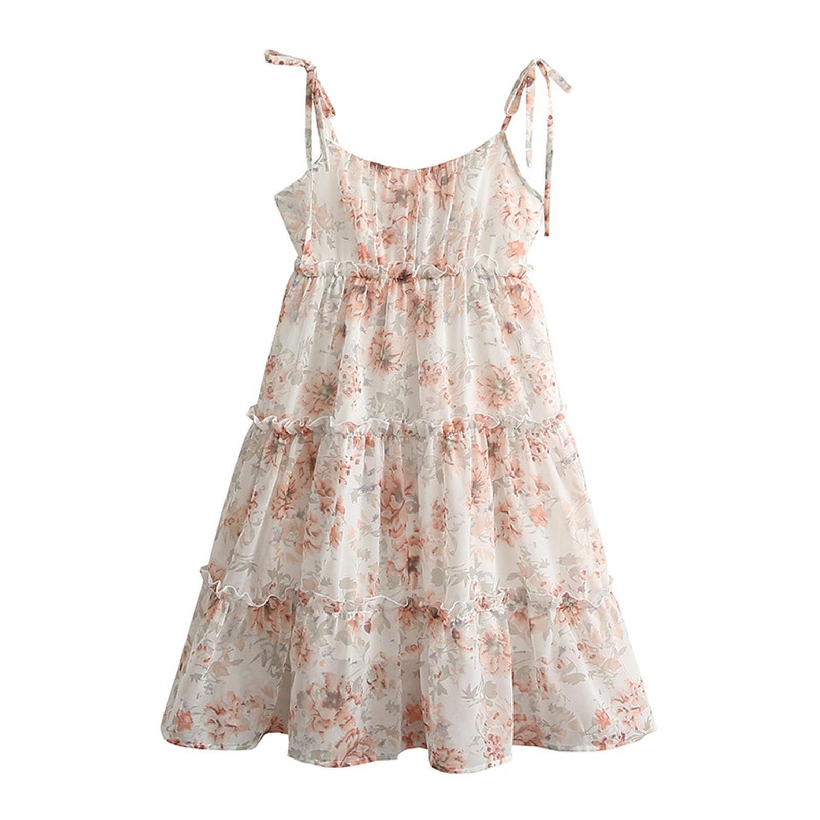 Robe d'été en Mousseline Imprimée Idéale pour Vos Soirées en Terrasse et Sorties Plage