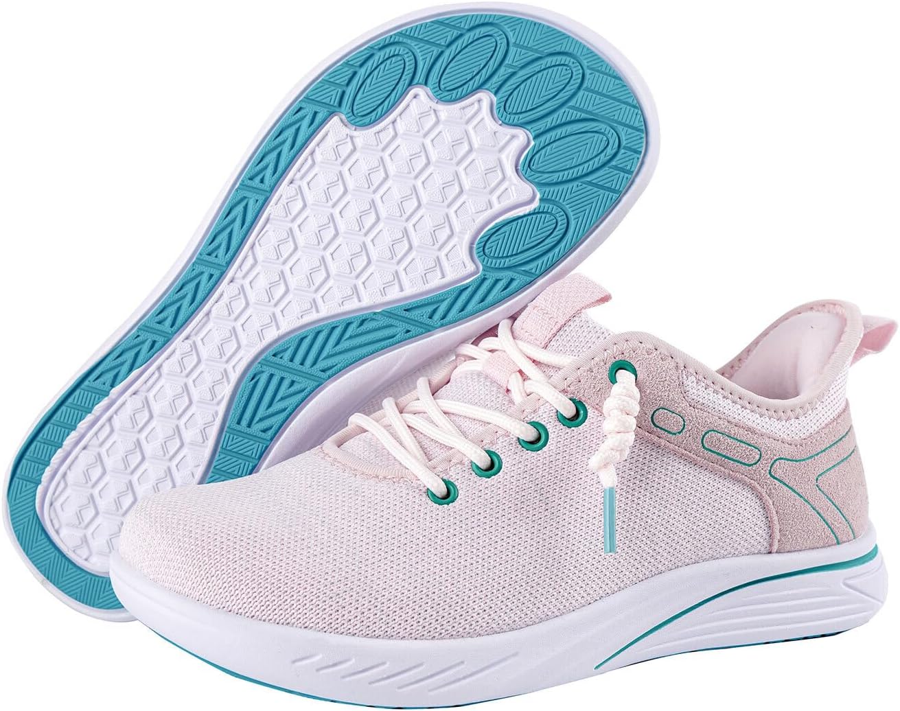 Women's Walking Shoes, Slip-On Wide Width Sneakers with Breathable Mesh and Suede, Women’s Casual Sneakers for Summer Strolls, Running & Casual Outfits