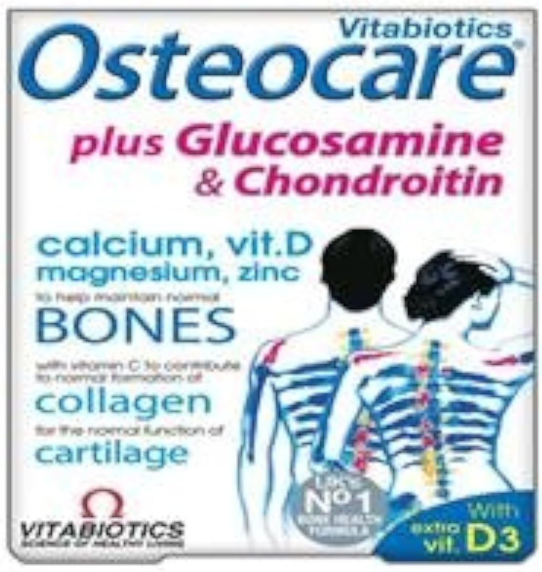 Vitabiotics Osteocare Plus Glucosamine And Chondroitin Tablets 60's
