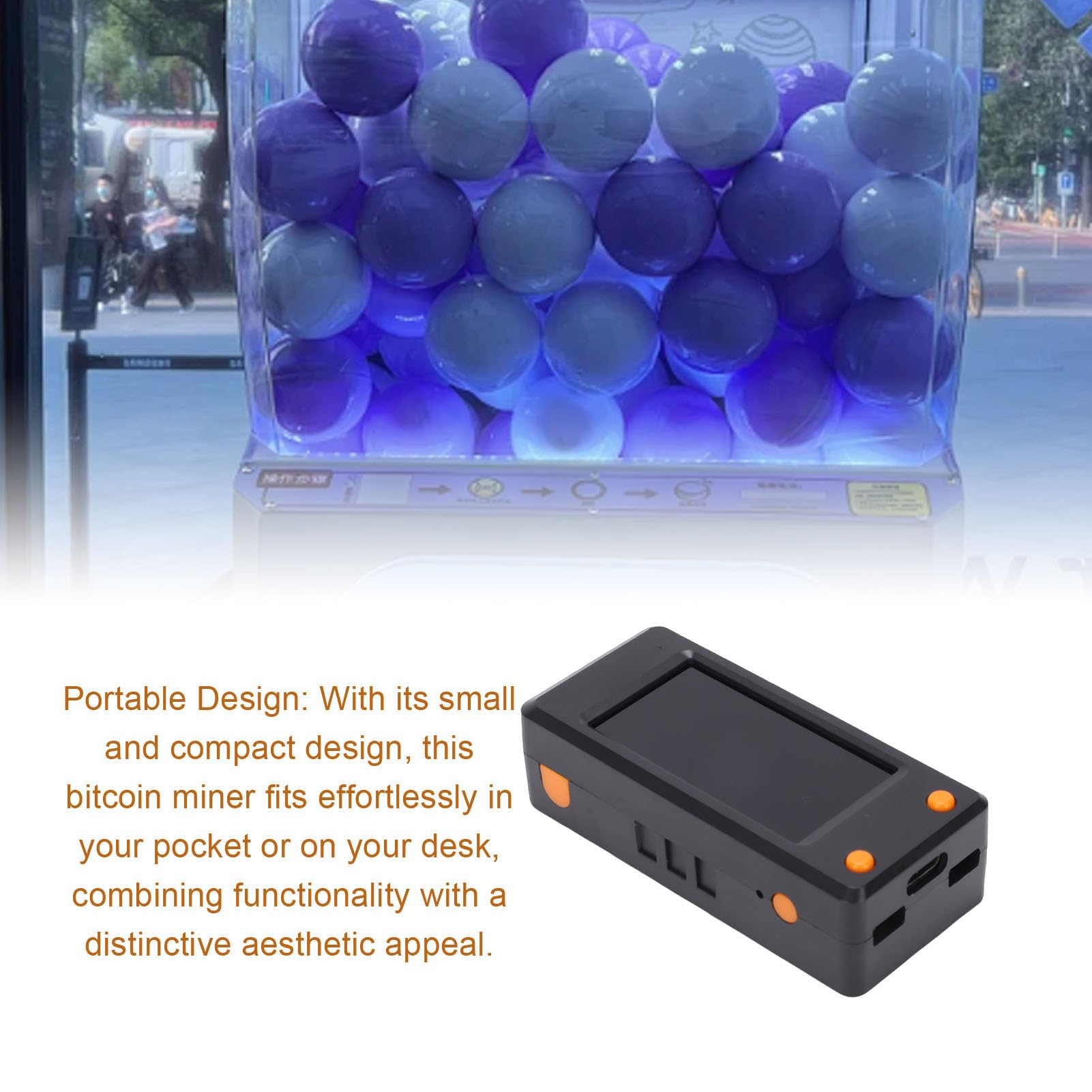 Luocute Minerador de Loteria Bitcoin, Mini Máquina de Mineração BTC Com  Display Inteligente, Baixo Consumo de Energia para Jogos Domésticos e  Educação Criptográfica | Amazon.com.br